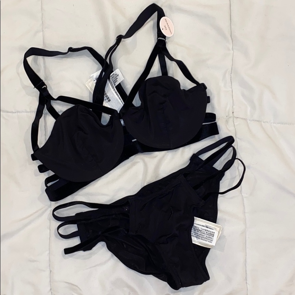 Suede silk set